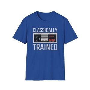 Nintendo Blue 'Classically Trained' T-Shirt Size XL